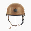 Image of Adult vintage Open Face Half Leather Helmet Harley Moto Motorcycle Helmets
